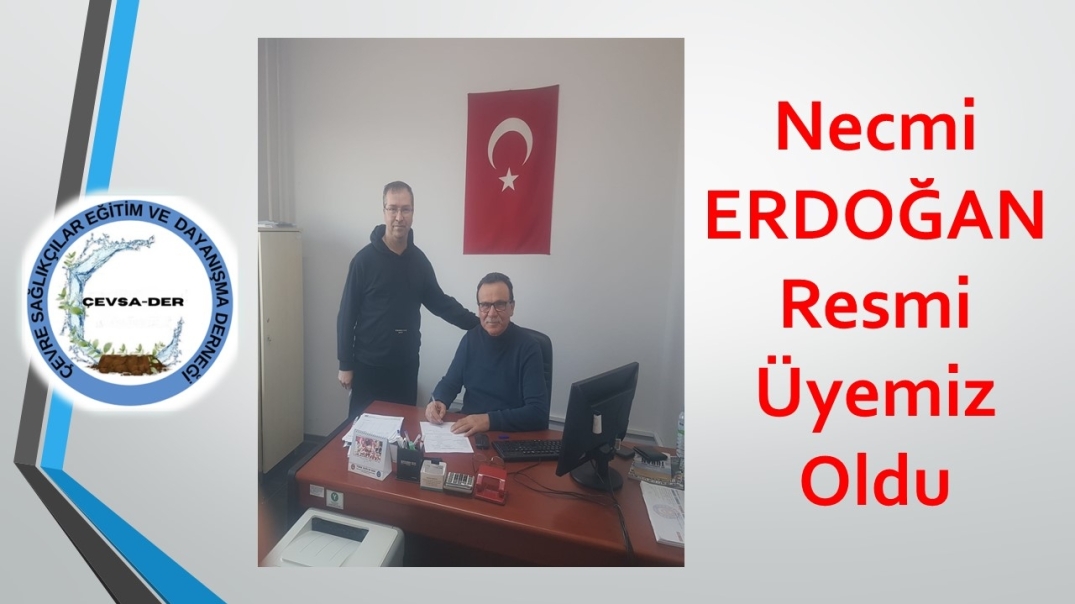 Necmi ERDOĞAN Resmi Üyemiz Oldu