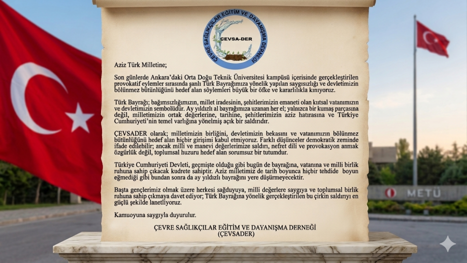 Devletimizin ve Bayrağımızın Yanındayız