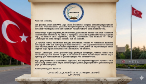 Devletimizin ve Bayrağımızın Yanındayız